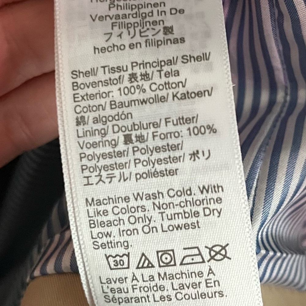 J. Crew • Khaki Tan Double-Breasted Trench Coat - Picture 6 of 9